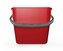 Kbelík s rukojetí, 12 l, obdélníkový, červený