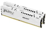 KINGSTON DIMM DDR5 32GB (Kit of 2) 6800MT/s CL34 ECC FURY Beast EXPO Bílá