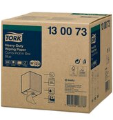 Utěrky papírové Tork Heavy-Duty, 500 útržků, 34 x 25,8 cm, 170 m, 2 vr., modré, W1/W2/W3
