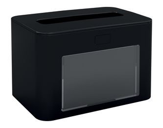 Zásobník ubrousků skládaných Interfold Superior Ready Table, stolní, antibakteriální, černý