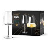 sklen. 400ml, 6ks, MARY BOHEMIA PR., víno, DB