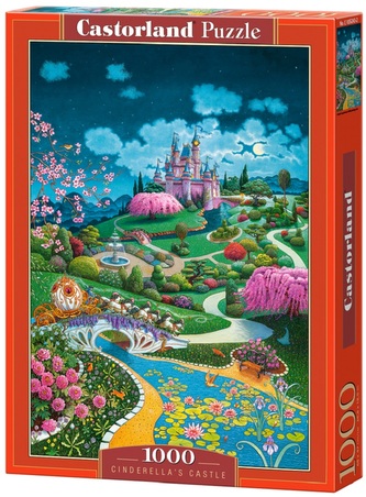 Puzzle Castorland 1000 dílků - Popelčin zámek