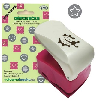 Obrysové děrovačky s embossing efektem - přerušovaná hvězda Obrysové děrovačky s embossing efektem - přerušovaná hvězda