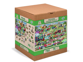 Dřevěné puzzle Veteráni XL,750 dílků