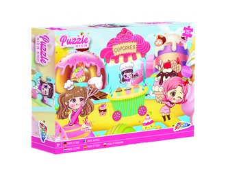 Puzzle 35 dílků - muffiny