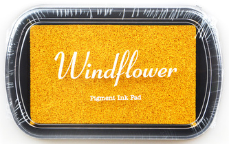 Polštářek pro razítkování na papír - Třpytivá zlatá