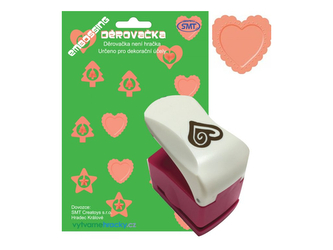 Děrovačka embosované 45 mm - srdce Děrovačka embosované 45 mm - srdce