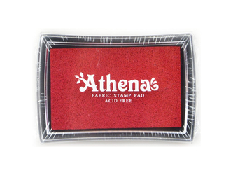 Poduška pro razítkování na TEXTIL - červená