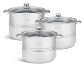 Sada hrnců z nerezové oceli - 6ks