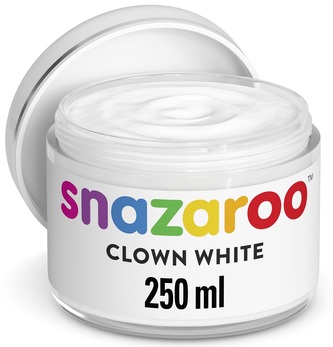 Snazaroo barva na obličej klaunská bílá 250ml