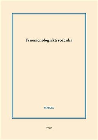 Fenomenologická ročenka 2019