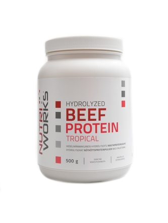 NutriWorks - Hydrolyzed Beef Protein 500 g tropical