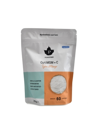 Puhdistamo - OptiMSM + C 210 g rakytník-mango