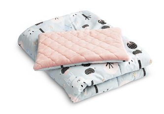 KOMPLET DO ŁÓŻECZKA JELONKI PLUSZ KARO