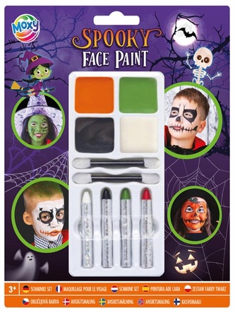Malování na obličej - Děsivý Halloween