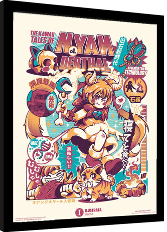 Obraz na zeď - Ilustrata - Nyanderthal, 34.3 × 44.5 cm