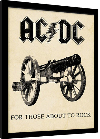 Obraz na zeď - AC/DC - for those about to rock, 30 × 40 cm