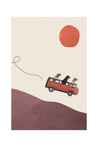 Plakát, Obraz - Maarten Léon - Adventure gang, 40 × 60 cm