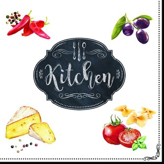 Papírový ubrousek Kitchen Basic