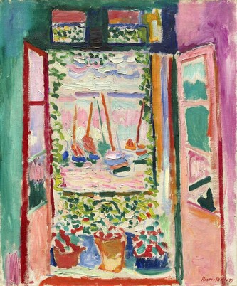 Umělecký tisk Otevřené okno v Collioure, 1905, Henri Matisse, 60 × 80 cm