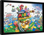Obraz na zeď - Super Mario - 3D World, 40 × 30 cm