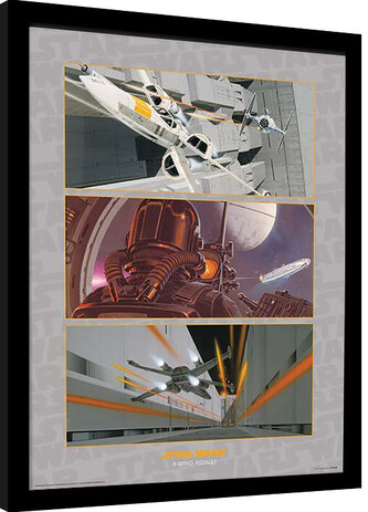 Obraz na zeď - Star Wars - X-Wing Assault, 30 × 40 cm