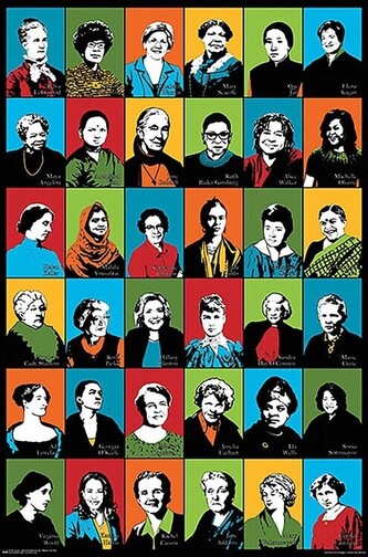 Plakát, Obraz - Feminist Icons, 61 × 91.5 cm