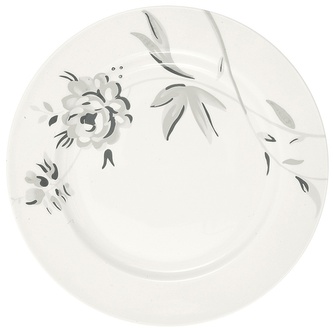 Porcelánový jídelní talíř Aslaug White