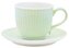 Keramický šálek a podšálek Alice Pale Green