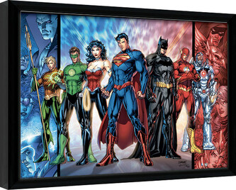 Obraz na zeď - DC Comics - Justice League United, 40 × 30 cm