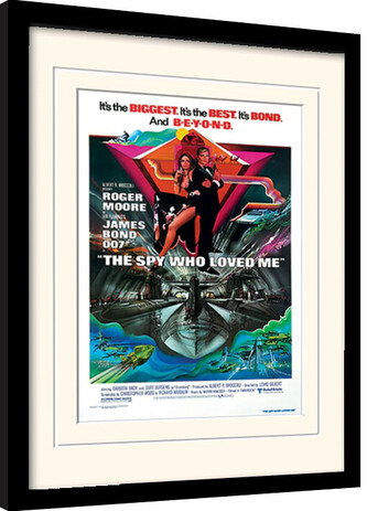Obraz na zeď - James Bond - Spy Who Loved Me, 34.3 × 44.5 cm
