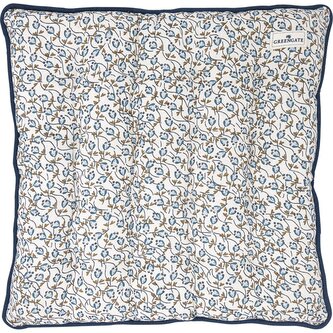 Prošívaný sedák Addison White 40x40