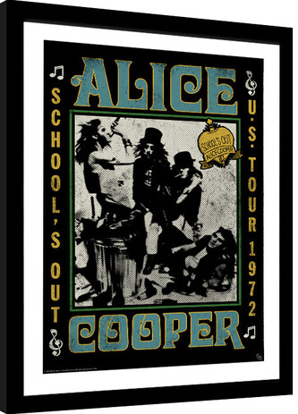 Obraz na zeď - Alice Cooper - School!s out Tour, 34 × 44.2 cm