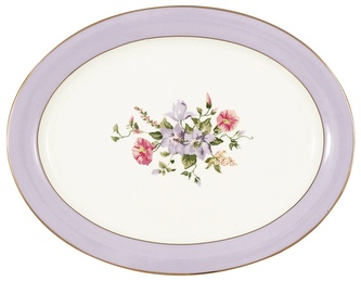 Porcelánový servírovací talíř Jacobe White