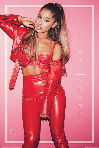 Plakát, Obraz - Ariana Grande - Red, 61 × 91.5 cm
