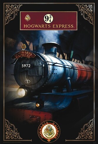 Plakát, Obraz - Harry Potter - Bradavický expres, 61 × 91.5 cm