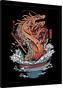 Obraz na zeď - Ilustrata - Dragon Ramen, 34.3 × 44.5 cm