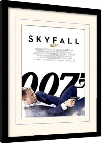 Obraz na zeď - James Bond - Skyfall, 34.3 × 44.5 cm