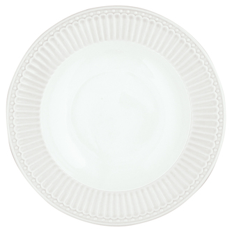 Keramický polévkový talíř Alice White