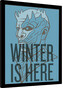 Obraz na zeď - Hra o Trůny (Game of Thrones) - Winter Is Here, 34.3 × 44.5 cm