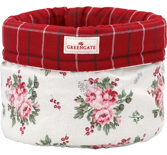 Látkový košík na chleba Charline White