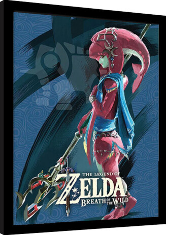Obraz na zeď - The Legend of Zelda: Breath of the Wild - Mipha, 34.3 × 44.5 cm
