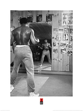 Umělecký tisk Muhammad Ali - Mirror, 60 × 80 cm