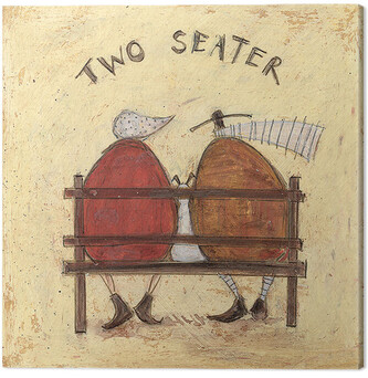 Obraz na plátně Sam Toft - Two Seater, 2 - 30×30 cm