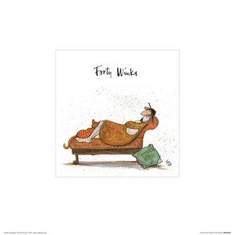 Umělecký tisk Sam Toft - Forty Winks, 30 × 30 cm