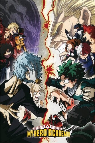 Plakát, Obraz - My Hero Academia - Heroes VS. Villains, 61 × 91.5 cm