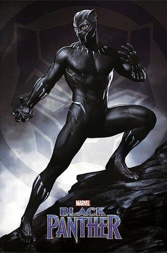 Plakát, Obraz - Black Panter - Stance, 61 × 91.5 cm