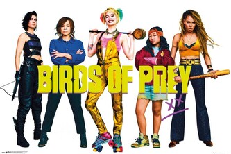 Plakát, Obraz - Birds of Prey: Podivuhodná proměna Harley Quinn - Group, 91.5 × 61 cm