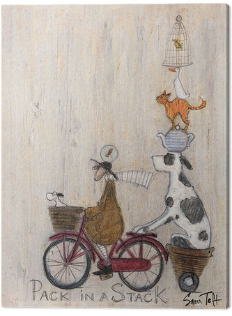 Obraz na plátně Sam Toft - Pack in a Stack, 2 cm - 30×40 cm