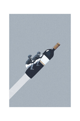 Plakát, Obraz - Maarten Léon - We ride until dawn, 40 × 60 cm